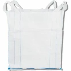 ShopTough Commercial FIBC Bulk Bags - Open Top, Flat Bottom 2205 Lbs PP, 35 x 35 x 38 - Pack Of 1