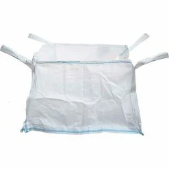 ShopTough Concrete Washout Bags - Open Top, Flat Bottom 3300 Lbs PP w/Plastic Liner, 40 x 40 x 24 - Pack Of 1