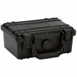 TZ Case Cape Buffalo Waterproof Utility Cases, Small Case, 8-1/2"L x 6-1/2"W x 3"H, Black