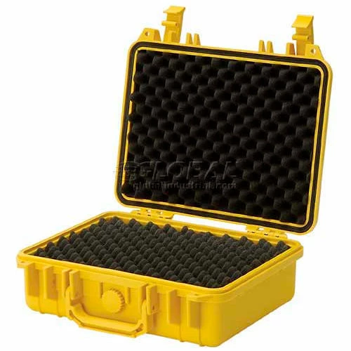 TZ Case Cape Buffalo Waterproof Utility Cases, Medium Case, 12"L x 9"W x 4-1/2"H, Yellow 2 TZ Case Cape Buffalo Waterproof Utility Cases, Medium Case, 12"L x 9"W x 4-1/2"H, Yellow - Image 2