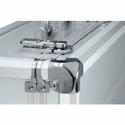 TZ Case Executive Aluminum Storage Case EXC-115-S - 16-1/2"L x 12-1/2"W x 7-3/8"H Silver -Containers & Organizers Sales Store corner2 exc 3