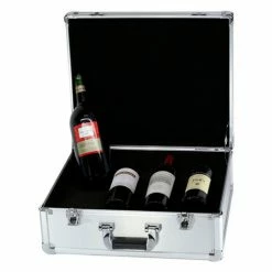 TZ Case Executive Aluminum Storage Case EXC-118-S - 19"L x 16"W x 7-3/8"H Silver -Containers & Organizers Sales Store exc118sopen2 3