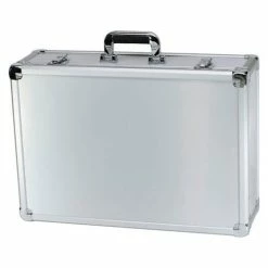 TZ Case Executive Aluminum Storage Case EXC-122-S - 23"L x 16"W x 7-3/8"H Silver