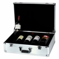 TZ Case Executive Aluminum Storage Case EXC-122-S - 23"L x 16"W x 7-3/8"H Silver -Containers & Organizers Sales Store exc122sopen2 3