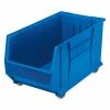 Quantum Storage Systems Quantum Mobile Hulk Plastic Stacking Bin, 16-1/2"W x 29-7/8"D x 15"H, Blue