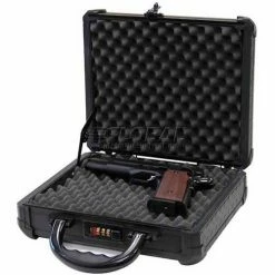 TZ Case, Pistol End-Panel Case, 12"L x 9"W x 3-1/2"H, Black Dot -Containers & Organizers Sales Store tzm0011beopen1